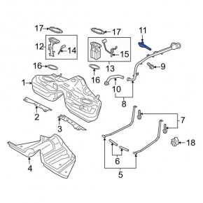 Filler neck Lincoln MKC 15-