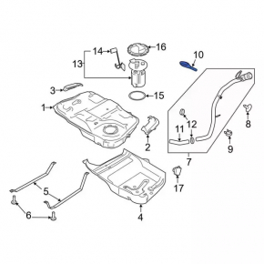 Filler neck Lincoln MKC 15-