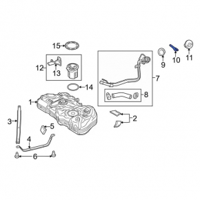 Filler neck Lincoln MKC 15-