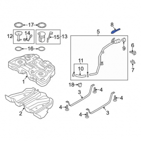 Filler neck Lincoln MKC 15-