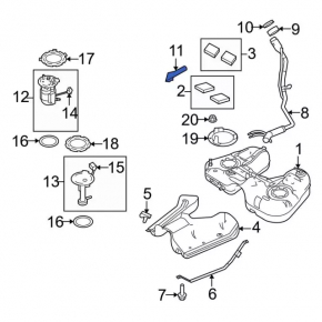 Filler neck Lincoln MKC 15-
