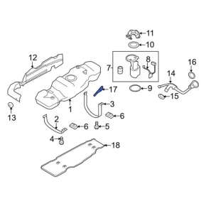 Filler neck Lincoln MKC 15-