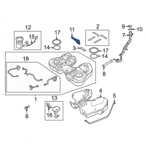 Filler neck Lincoln MKC 15-