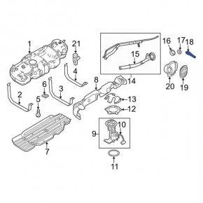Filler neck Lincoln MKC 15-