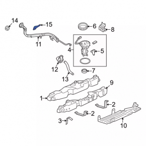 Filler neck Lincoln MKC 15-