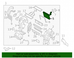 Hyundai Sonata 11-14 Evaporator