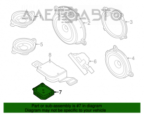 Mazda 3 14-18 BM Bose Audio Amplifier