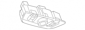 Front light Ford Focus mk3 15-18 grey, under sunroof