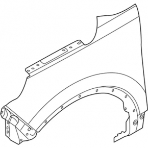 Front right wing Ford Explorer 16-19