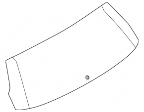 Rear glass of the trunk door Ford Explorer 20-