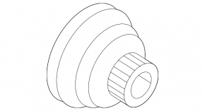 Rear left hub washer VW Tiguan 18-21 FWD