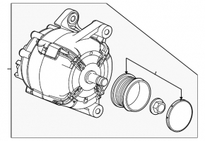 Generator Buick Encore 13-19 chip cracked