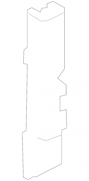 Left radiator bracket BMW 4 F32/33/36 14-16 N26, N55 plastic
