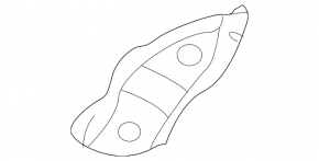 Rear stabilizer bracket right Subaru XV Crosstrek 18-23