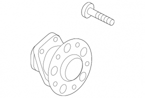 Rear left hub for Honda HR-V 16-18 fwd