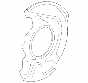 Brake Disc Cover Front Right Lexus ES350 07-12