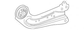 Rear right longitudinal arm Toyota Prius 50 Prime 17-22