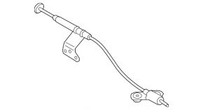 Audi Q7 17-26 automatic transmission cable, rear part