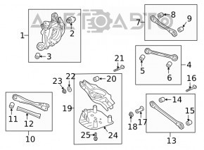 Wheel alignment bolt Kia Niro 17-22 90mm