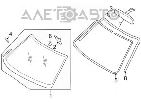 Subaru b9 Tribeca windshield