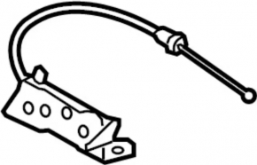 Infiniti JX35 QX60 13-20 Hood Lock Hook