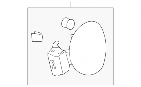 Fuel filler flap Kia Soul 14-19
