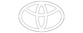 Toyota RAV4 06-12 tailgate emblem