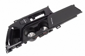 Rear center console trim for Cadillac CTS 14 - gray, 2 pieces, scratches