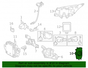 Rear Bumper Parking Sensor Mount for Lexus RX350 RX350h RX450h 23-26 Central