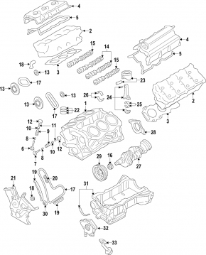 Cylinder block Ford Explorer 11-15 3.5 for cylinder honing