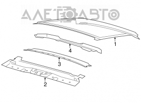 Ford C-max MK2 2013-2018 panoramic metal roof