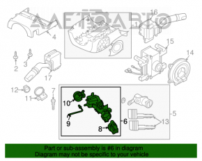 Mazda CX-7 06-09 ignition switch with key
