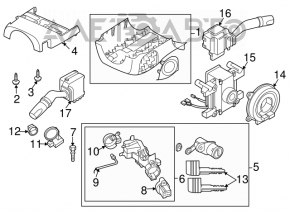 Mazda CX-7 06-09 ignition switch with key