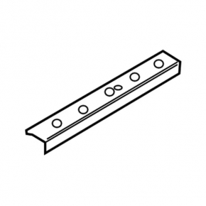 Door sill trim front right Lincoln MKZ 17-20 chrome with backlight, beige