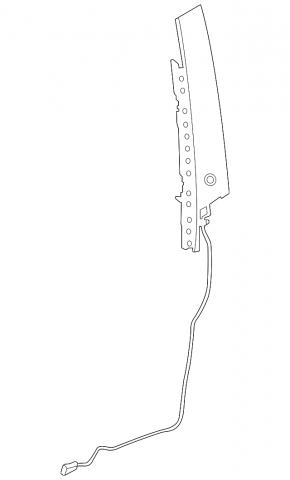 Door trim side front left Ford Mustang Mach-E 21-23 with button