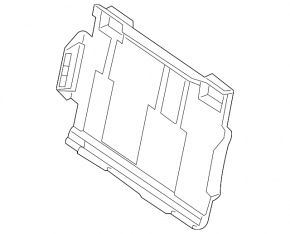Bracket ECU unit engine computer Chevrolet Cruze 16-19