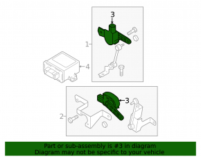 Body tilt sensor VW CC 08-17