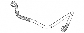 Cooling system hose for Kia Niro 23-26 EV, to on-board charger