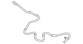 Rear left ABS sensor for Nissan Murano 09-14 AWD