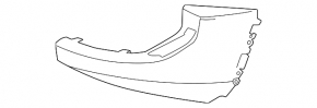 Right front bumper lip for Toyota Land Cruiser 24-26