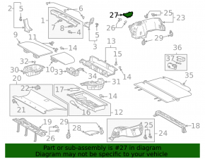 Arch trim trim right RX300 RX330 RX350 RX400h 04-09 black, scratches