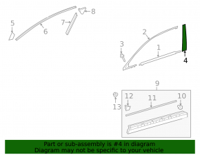 Front left side door trim for Lexus NX200t NX300 NX300h 15-21