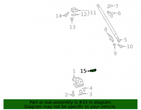 Toyota Rav4 19-25 trunk release button