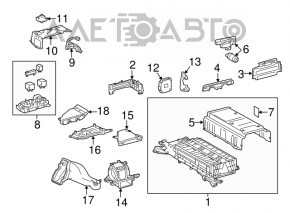 Sensor, Battery Voltage Lexus CT200h 11-17