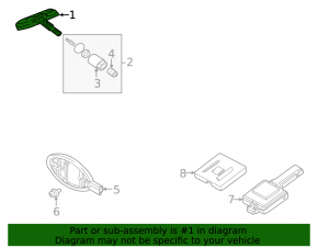Wheel pressure sensor Mercedes X167 GLS 450 20-26