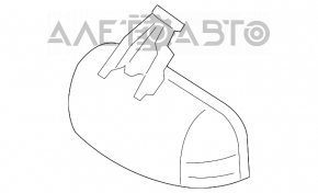 Mercedes X164 GL interior mirror, beige, with controls and auto-dimming