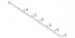 Mercedes GLC 300 20-22 rear bumper wiring for parking sensors, Park Assist and BSM, AMG pack