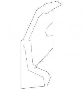 Bracket airbag sensor front right Mazda 3 19- TV