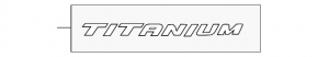 Ford C-max MK2 13-18 TITANIUM tailgate emblem