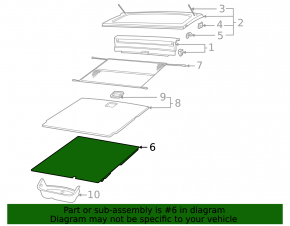 Floor mat for trunk Volkswagen ID.4 21-23 black